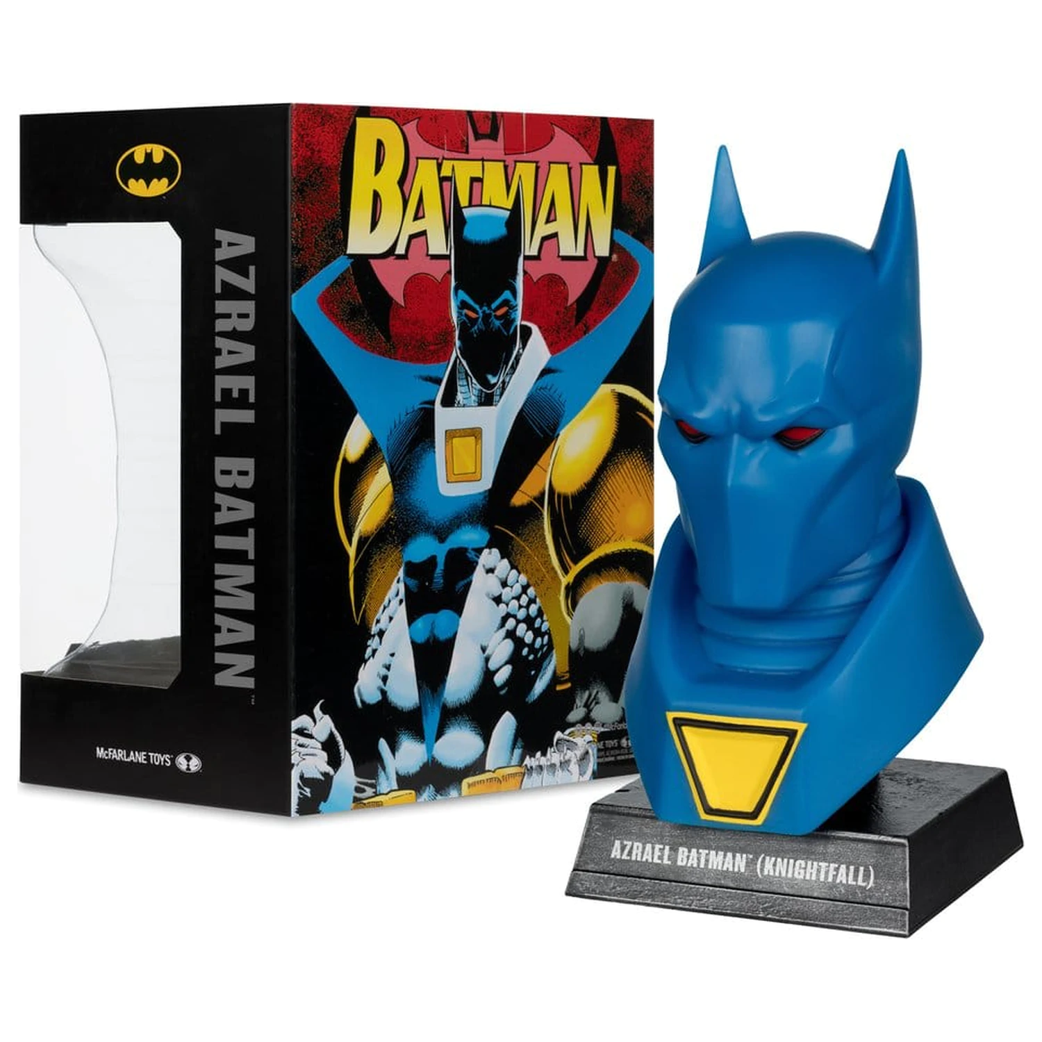 Batman DC Direct Mini-Replica 1/3 Azrael Batman Masca (Batman: Knightfall) (Gold Label Collection) 18 cm poza produsului