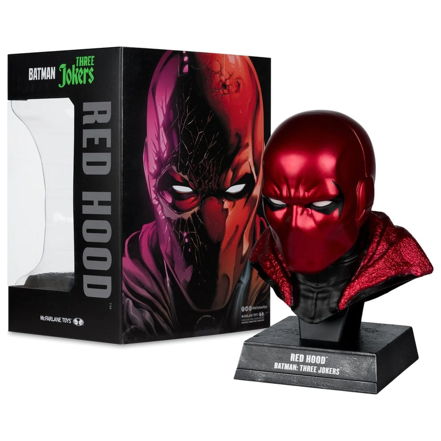 Batman DC Direct Mini-Replica 1/3 Red Hood Mask (Batman: Three Jokers) 18 cm poza produsului