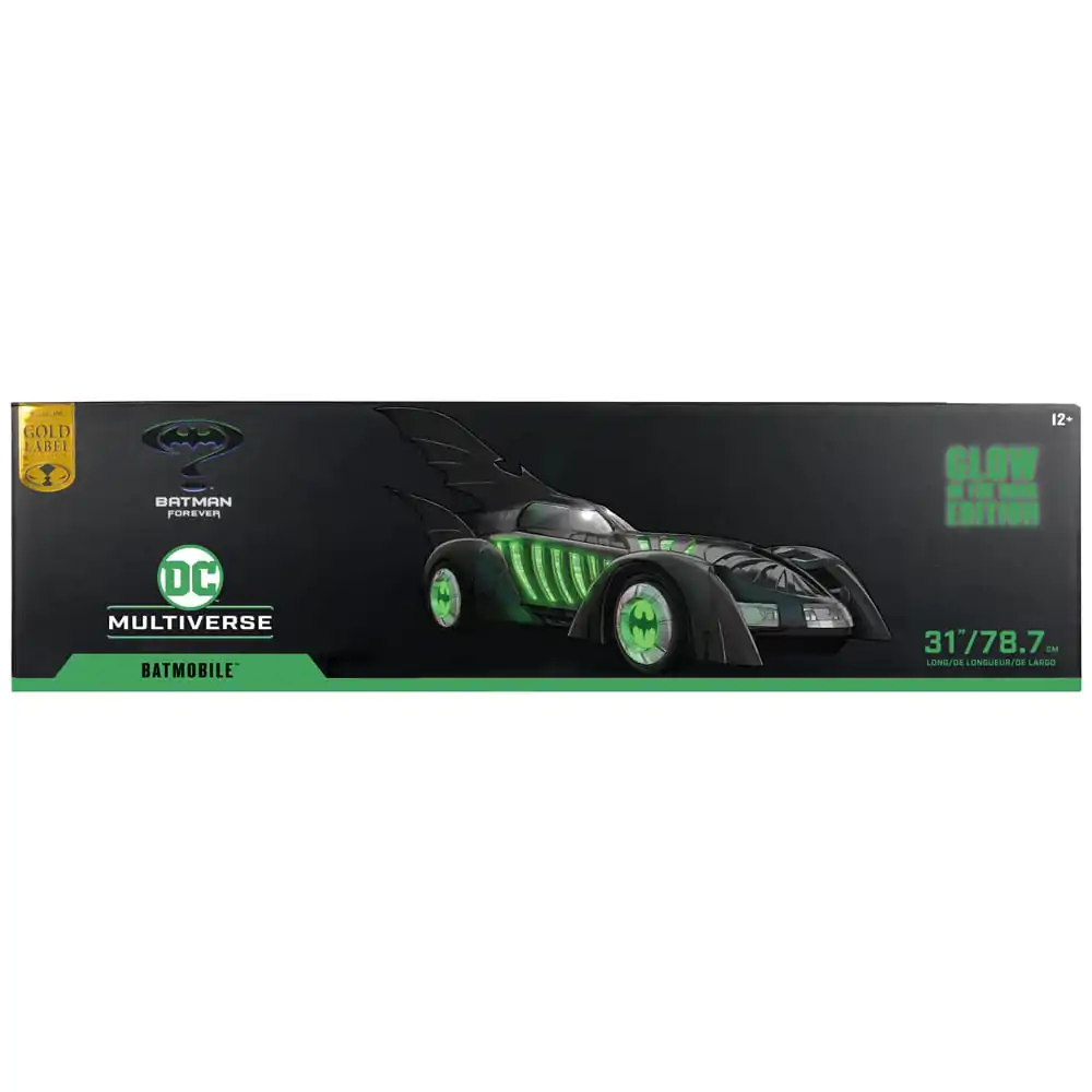 Batman Forever DC Multiverse Vehicul Batmobil Ediție Strălucitoare în Întuneric (Etichetă Aurie) 79 cm poza produsului