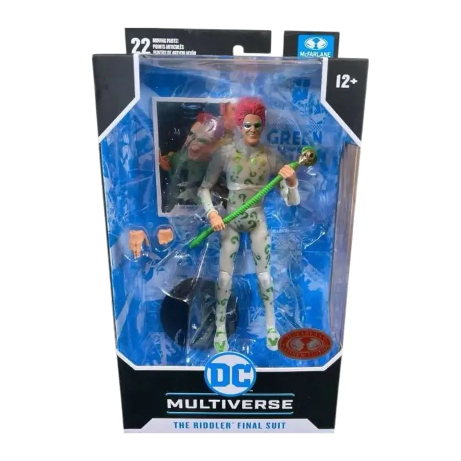 Figurina de actiune Batman Forever DC Multiverse Riddler (Final Suit) (Chase) 18 cm poza produsului