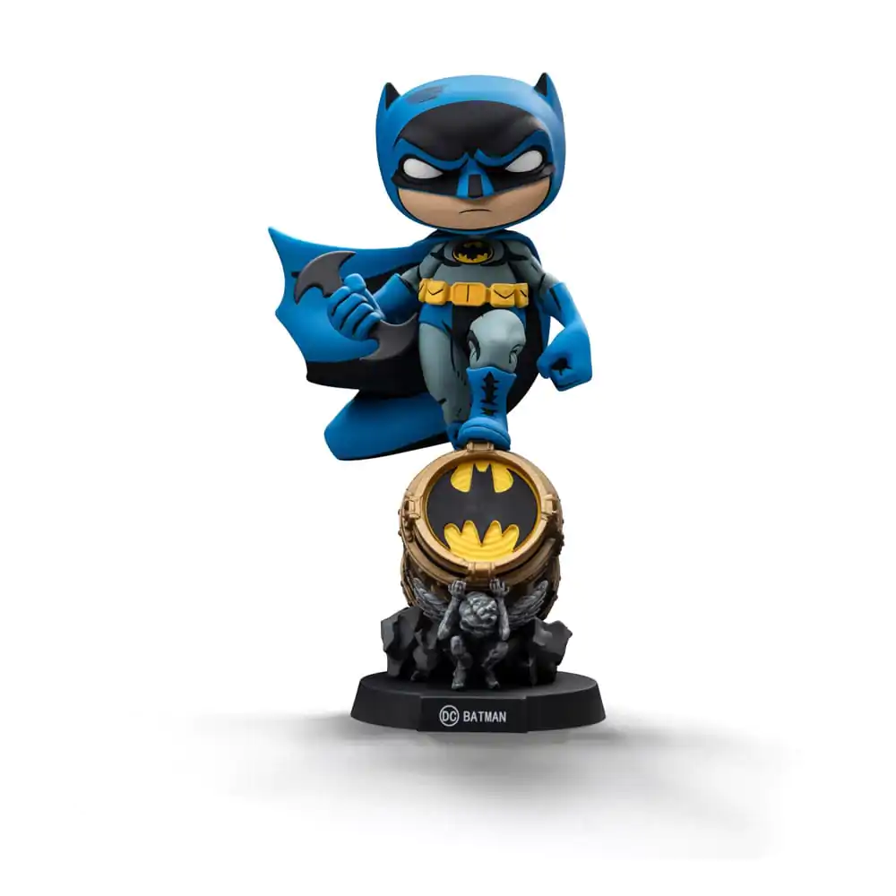 Figurină PVC Batman Mini Co. Batman on Bat-Signal (Blue Variant) 19 cm poza produsului