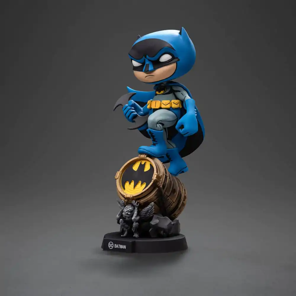 Figurină PVC Batman Mini Co. Batman on Bat-Signal (Blue Variant) 19 cm poza produsului