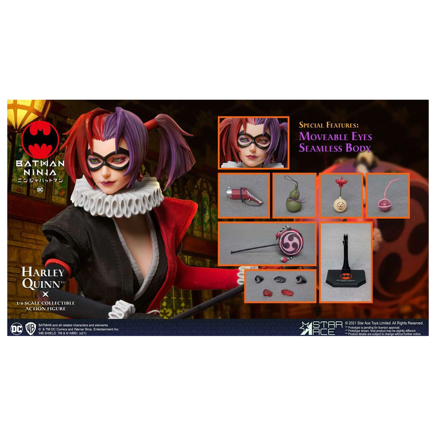 Batman Ninja My Favourite Movie figurina de actiune 1/6 Harley Quinn Normal Ver. 30 cm poza produsului