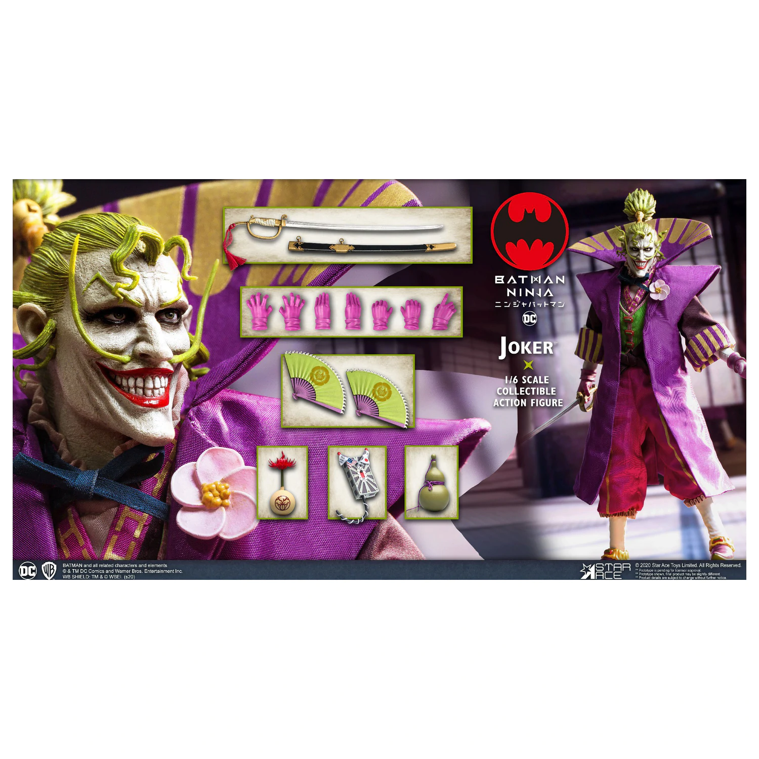 Batman Ninja My Favourite Movie Figurina de actiune 1/6 Joker 30 cm poza produsului