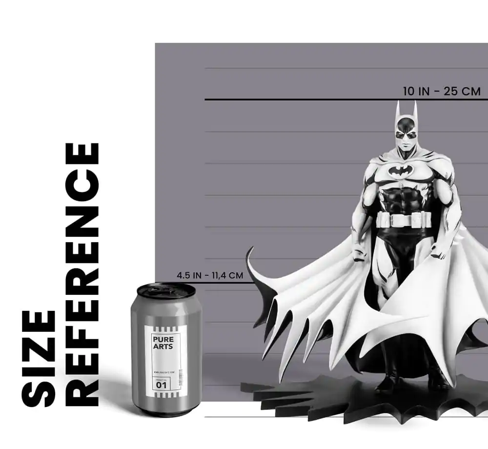 Statuie PVC Batman PX 1/8 SDCC 2024 Batman Black & White Version 27 cm poza produsului