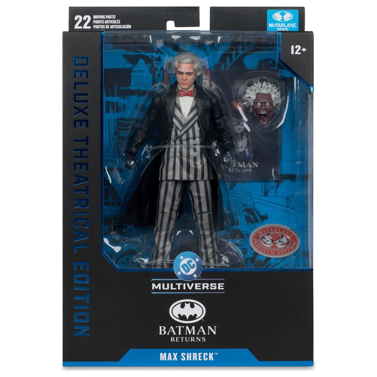 Batman Returns DC Theatrical Deluxe Edition Figurina de actiune Max Shreck Red Platinum Edition 18 cm poza produsului