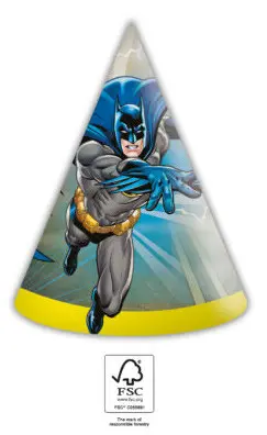 Batman Rogue Rage Party Hat, Pălărie con 6 bucăți FSC poza produsului