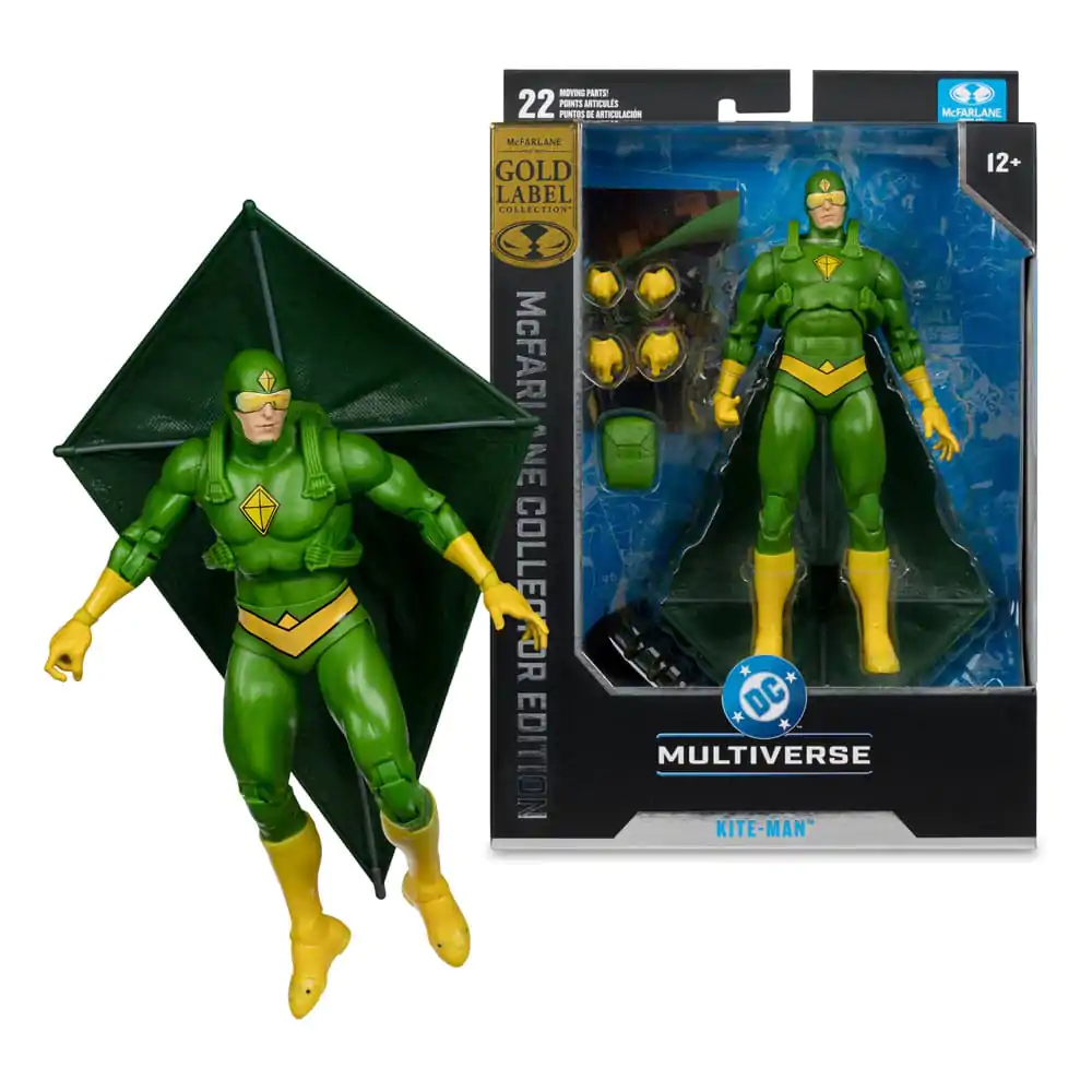 Batman Rogues DC Multiverse McFarlane Collector Edition figurină de acțiune #43 Kite Man (Gold Label) 21 cm poza produsului