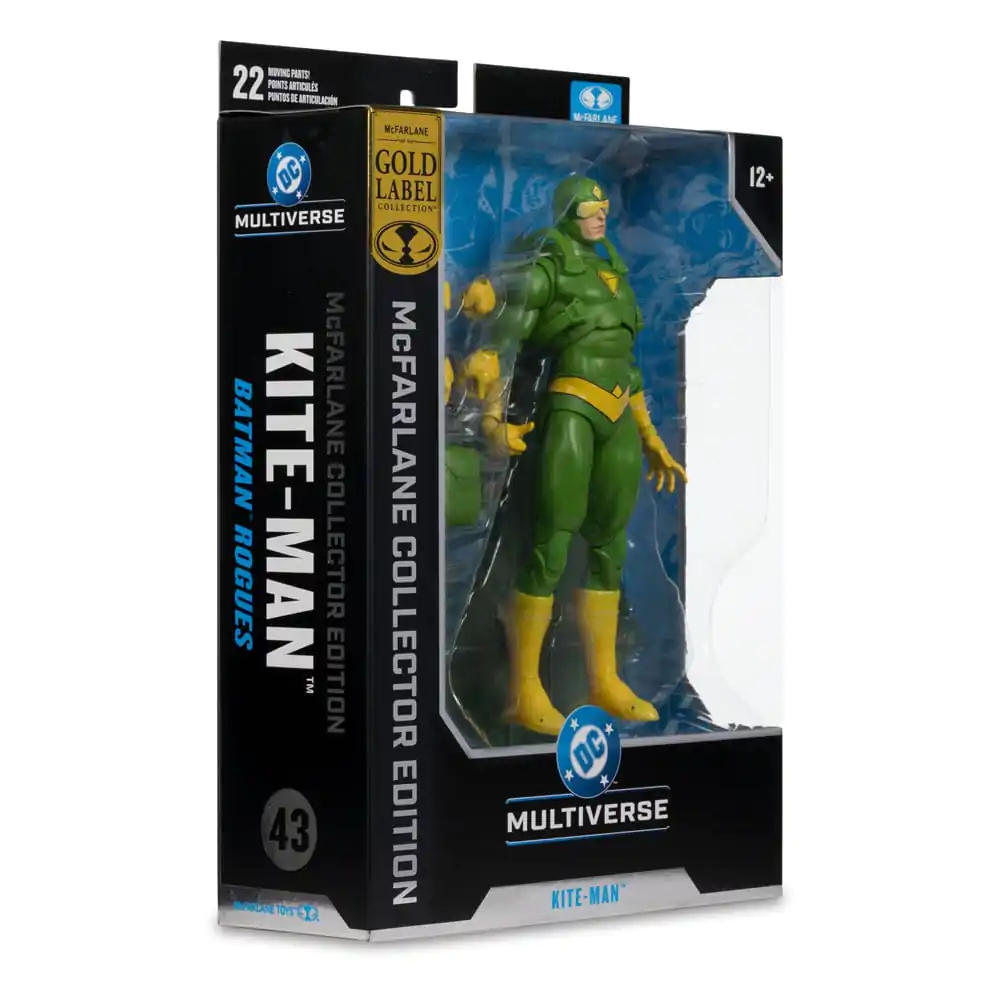 Batman Rogues DC Multiverse McFarlane Collector Edition figurină de acțiune #43 Kite Man (Gold Label) 21 cm poza produsului