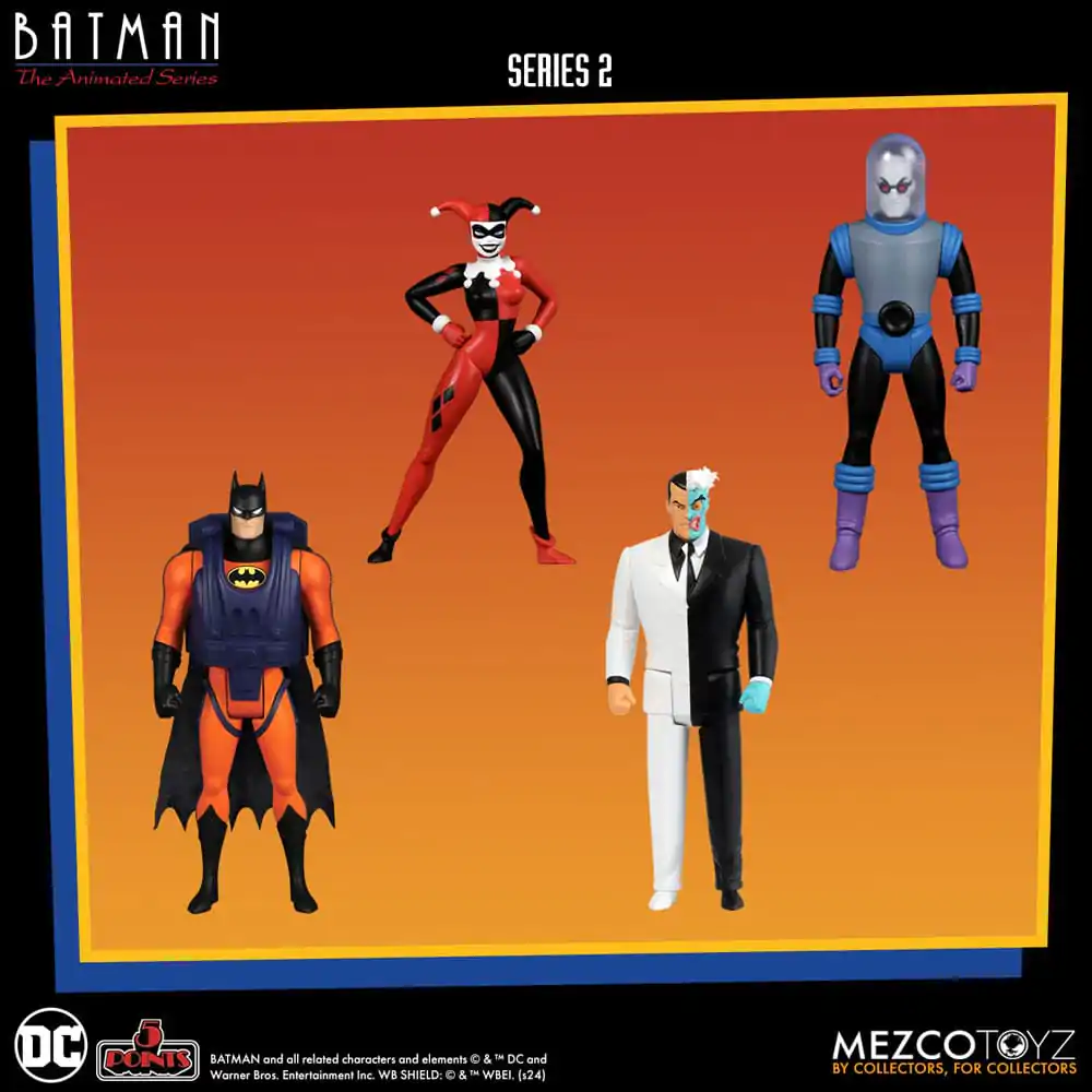 Batman: The Animated Series 2 figurine de acțiune 5 Points Set Cutie Deluxe 9 cm poza produsului