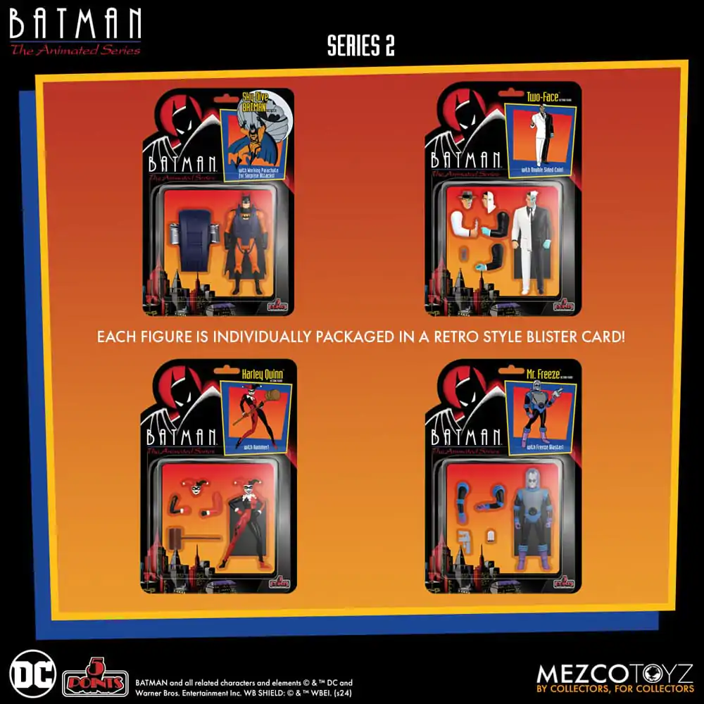 Batman: The Animated Series 2 figurine de acțiune 5 Points Set Cutie Deluxe 9 cm poza produsului