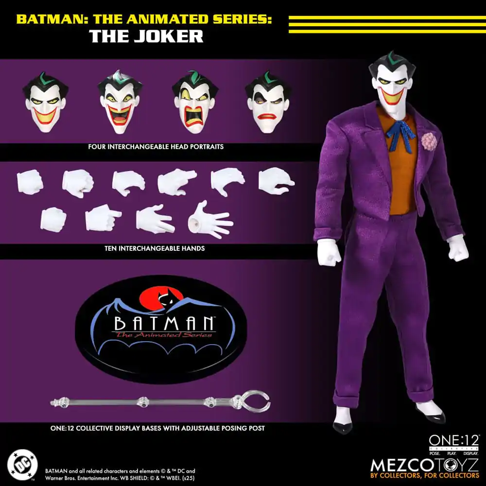 Batman: The Animated Series Figurina de acțiune 1/12 The Joker 17 cm poza produsului