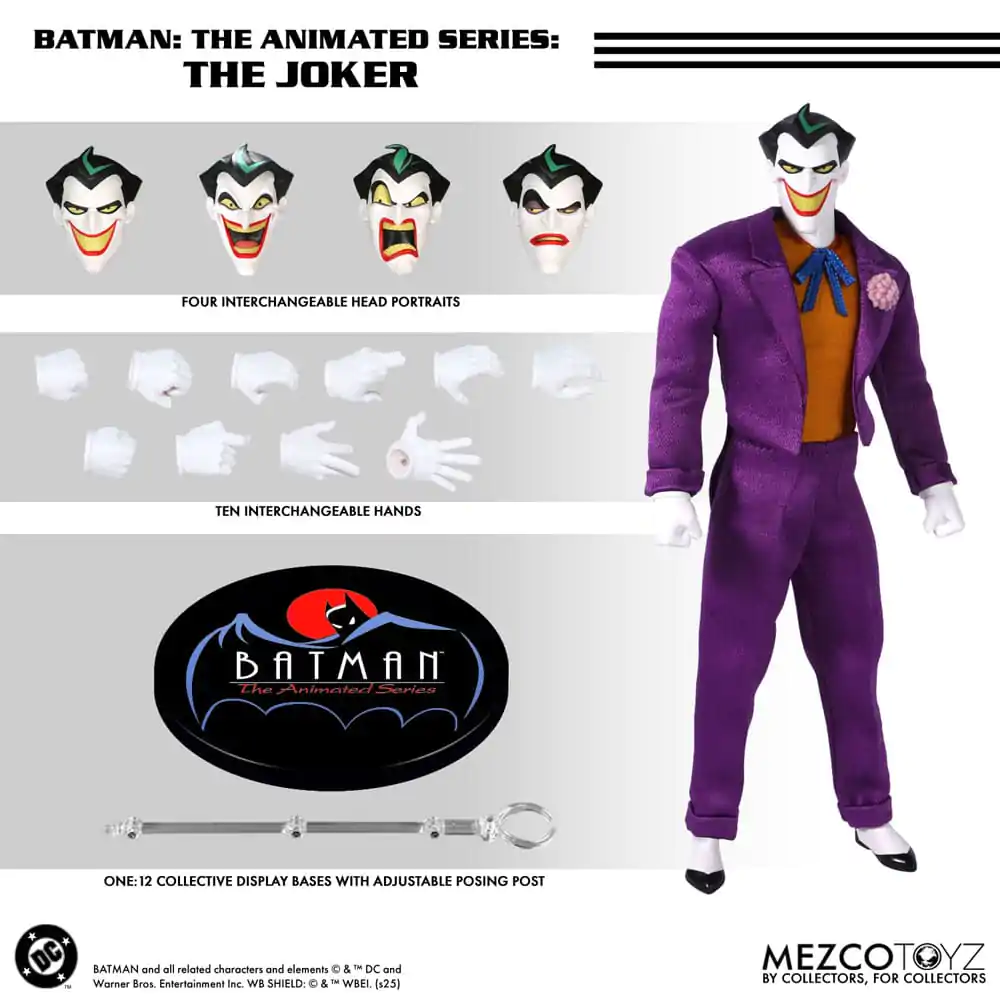 Batman: The Animated Series Figurina de acțiune 1/12 The Joker 17 cm poza produsului