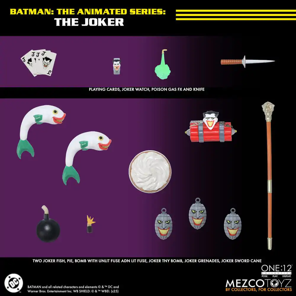 Batman: The Animated Series Figurina de acțiune 1/12 The Joker 17 cm poza produsului