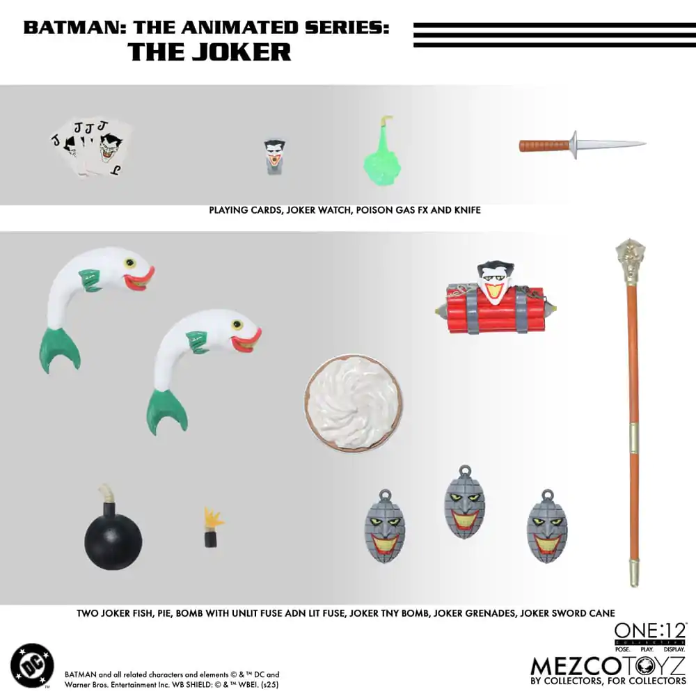 Batman: The Animated Series Figurina de acțiune 1/12 The Joker 17 cm poza produsului