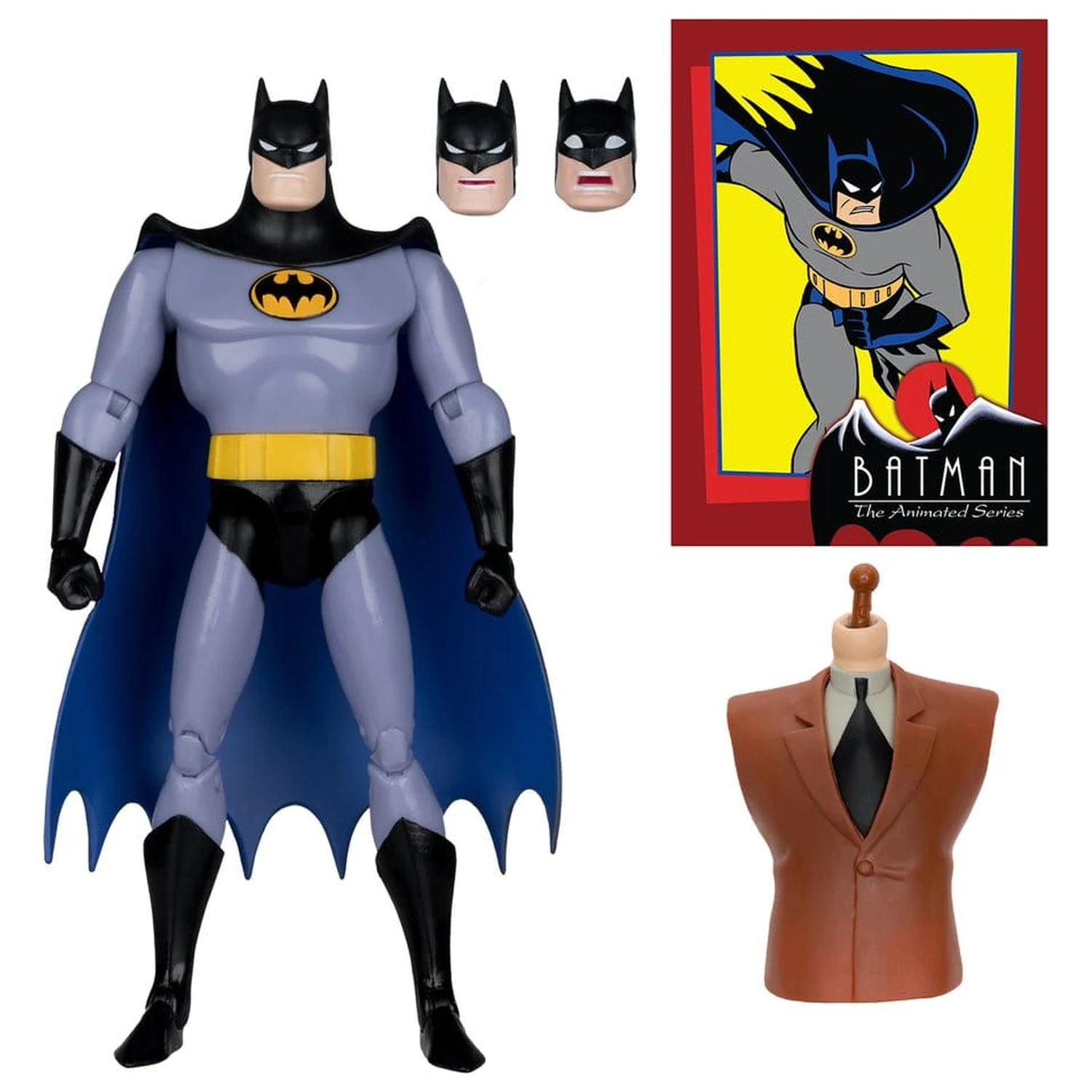 Batman: The Animated Series DC Direct Build-A Action Figures Batman (Alternate Expressions) 15 cm poza produsului