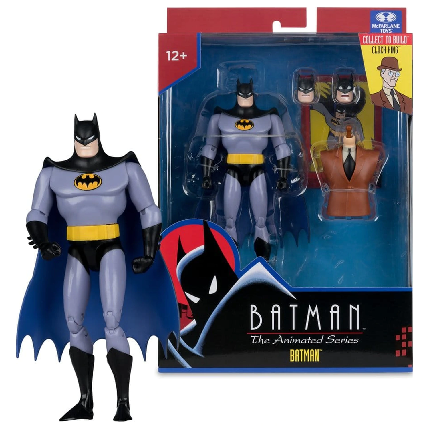 Batman: The Animated Series DC Direct Build-A Action Figures Batman (Alternate Expressions) 15 cm poza produsului