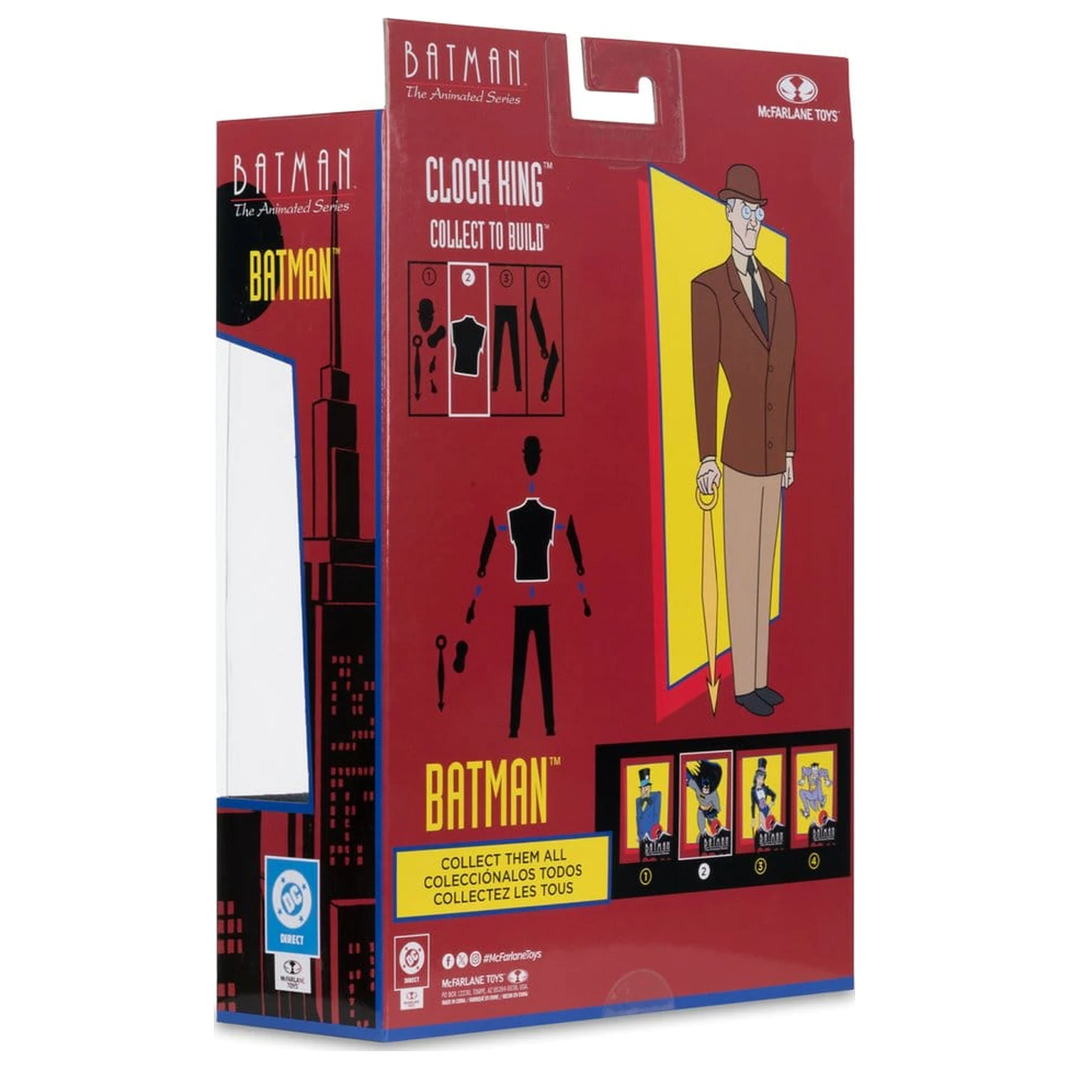 Batman: The Animated Series DC Direct Build-A Action Figures Batman (Alternate Expressions) 15 cm poza produsului