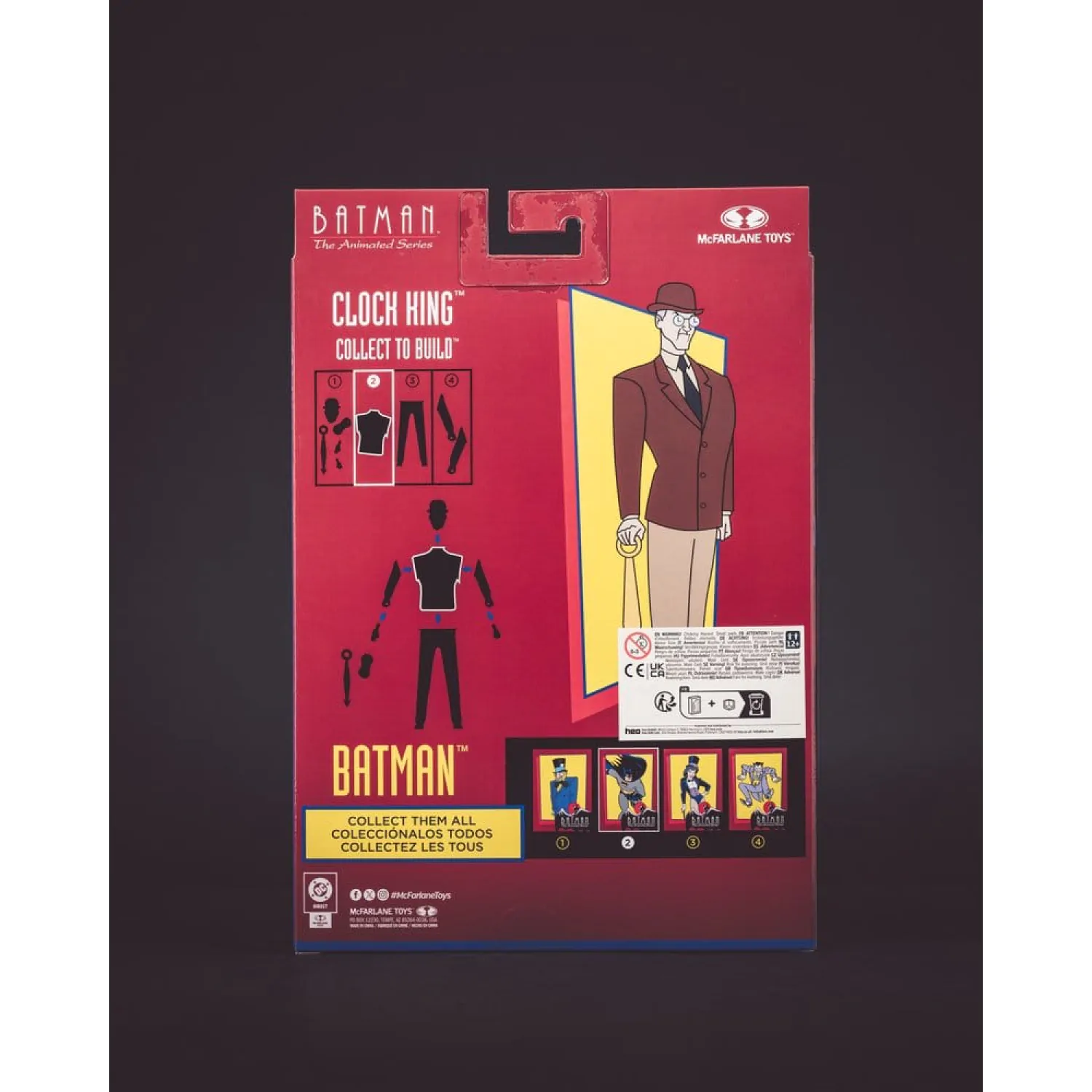 Batman: The Animated Series DC Direct Build-A Figurine de Acțiune Valul 7 Batman (Expresii Alternate) (Platinum Edition) 15 cm poza produsului