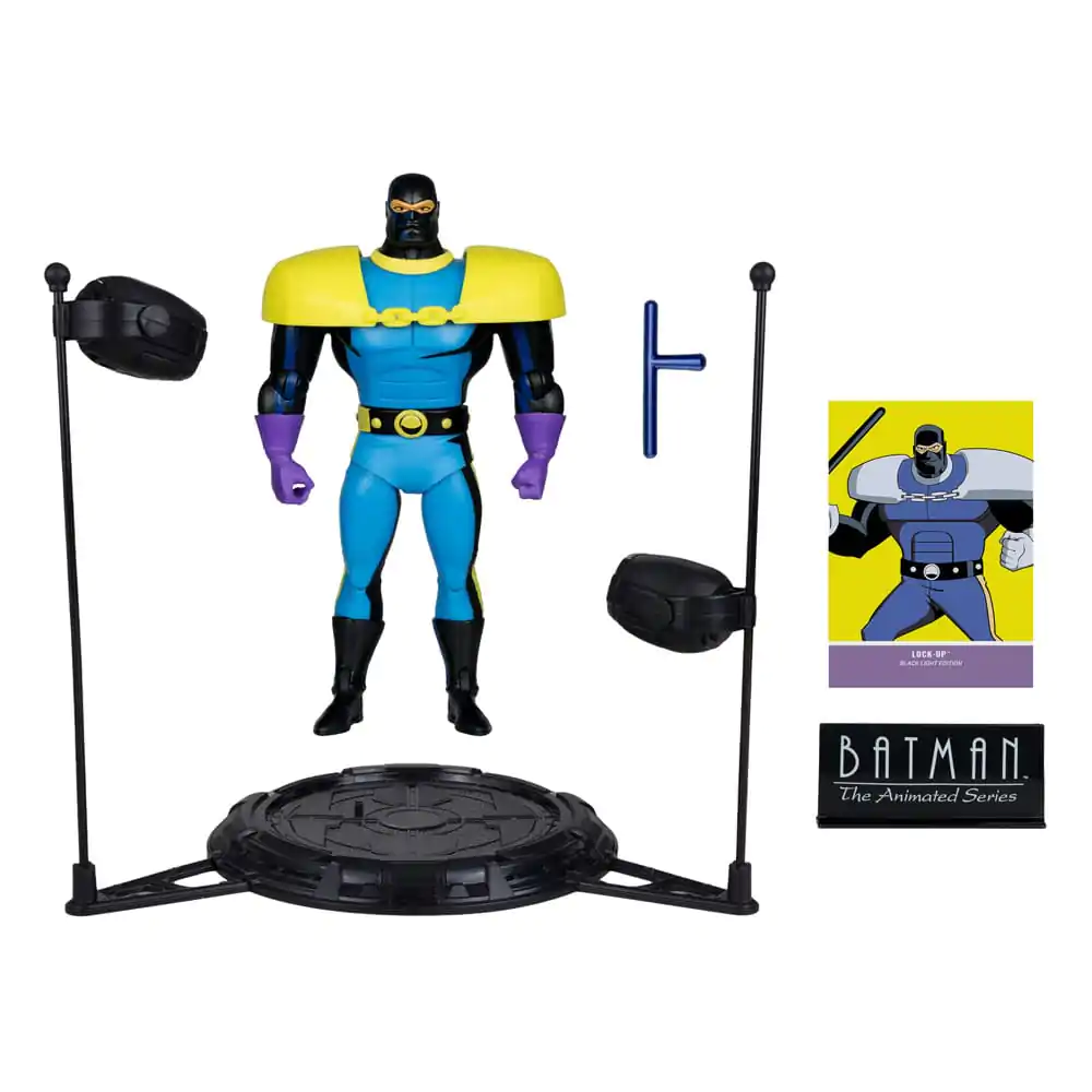 Batman: The Animated Series DC Direct Build-A Figurine de actiune Wave 5 Lock-Up Black Light Edition (Gold Label) 15 cm poza produsului