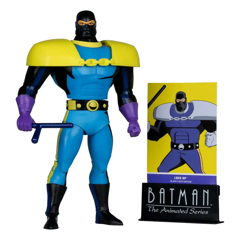 Batman: The Animated Series DC Direct Build-A Figurine de actiune Wave 5 Lock-Up Black Light Edition (Gold Label) 15 cm poza produsului