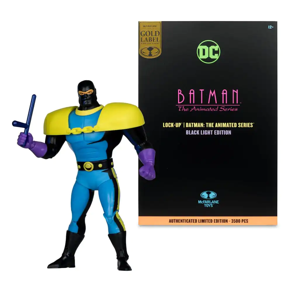 Batman: The Animated Series DC Direct Build-A Figurine de actiune Wave 5 Lock-Up Black Light Edition (Gold Label) 15 cm poza produsului