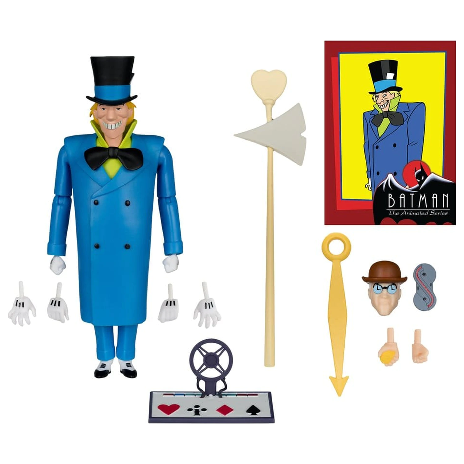 Batman: The Animated Series DC Direct Build-A Acțiune Figurine Val 7 Jervis Tetch (Mad Hatter) 15 cm poza produsului