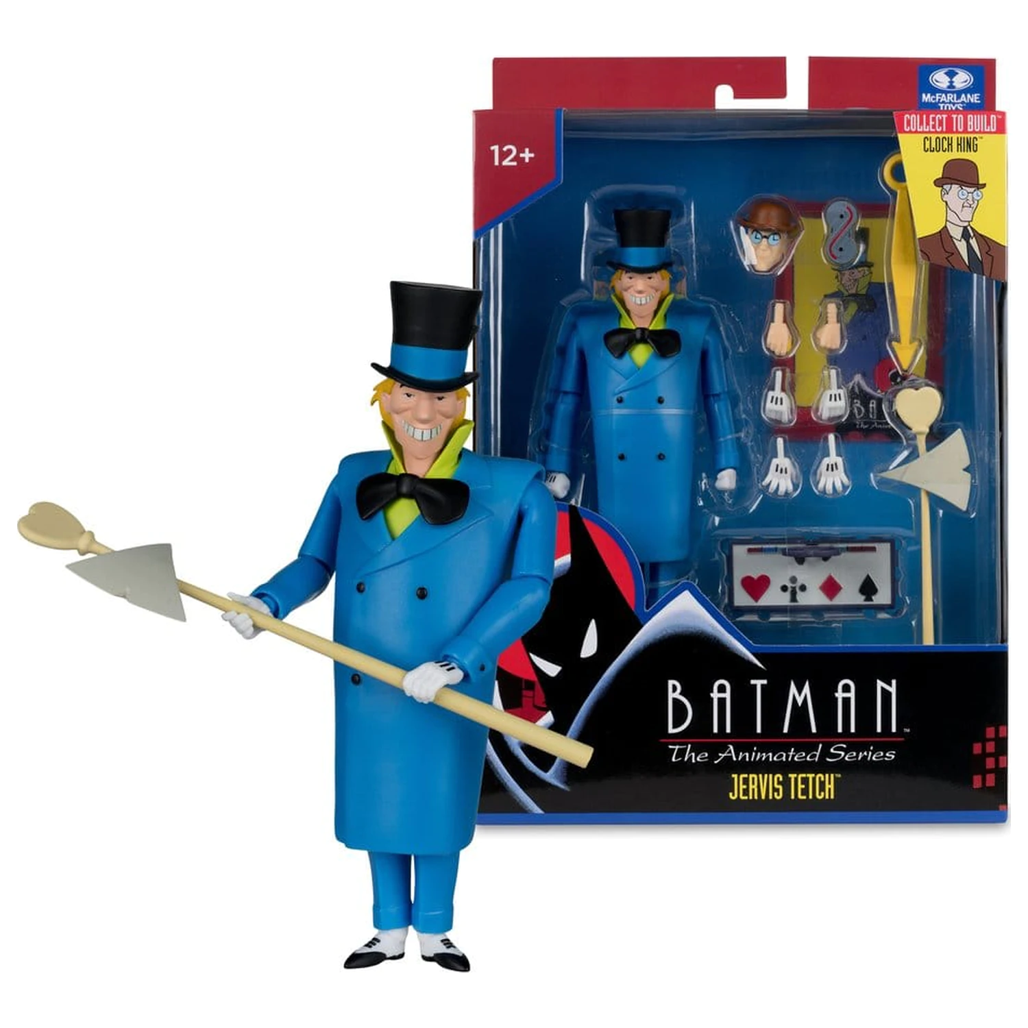 Batman: The Animated Series DC Direct Build-A Acțiune Figurine Val 7 Jervis Tetch (Mad Hatter) 15 cm poza produsului