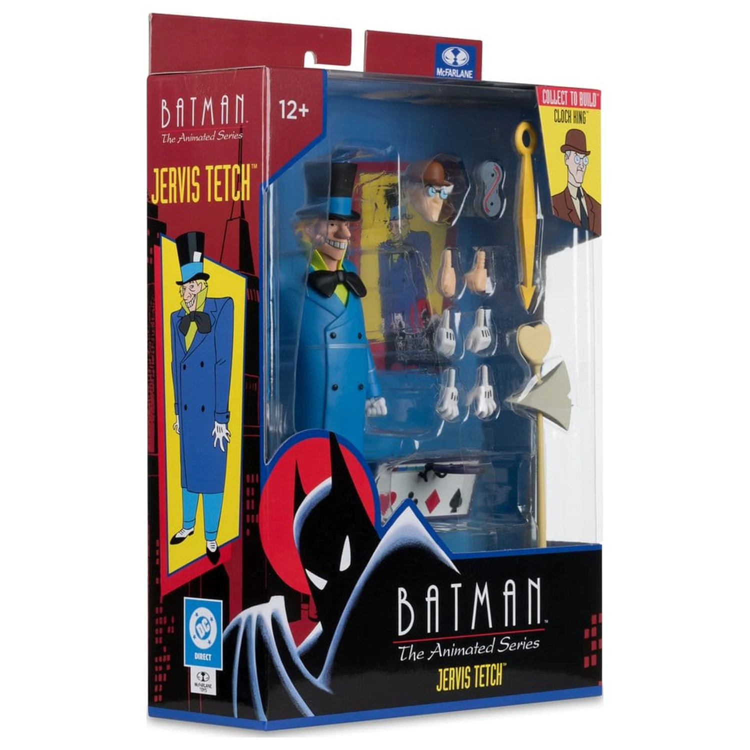 Batman: The Animated Series DC Direct Build-A Acțiune Figurine Val 7 Jervis Tetch (Mad Hatter) 15 cm poza produsului