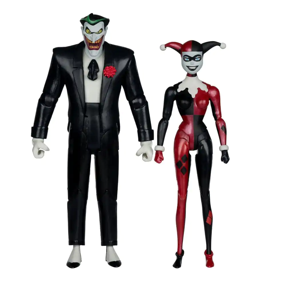 Batman: The Animated Series DC Direct Figurine de acțiune Harley Quinn & The Joker (Mad Love) (Eticheta de Aur) 18 cm poza produsului