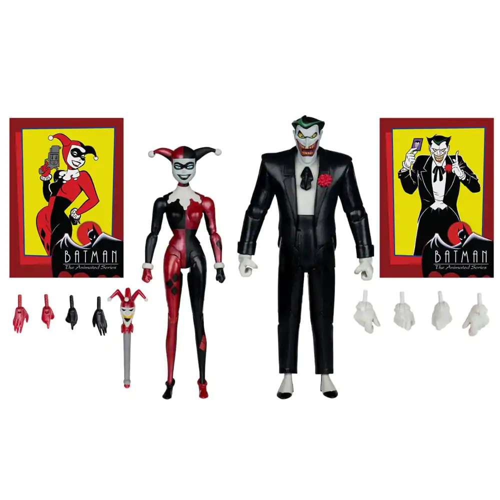 Batman: The Animated Series DC Direct Figurine de acțiune Harley Quinn & The Joker (Mad Love) (Eticheta de Aur) 18 cm poza produsului