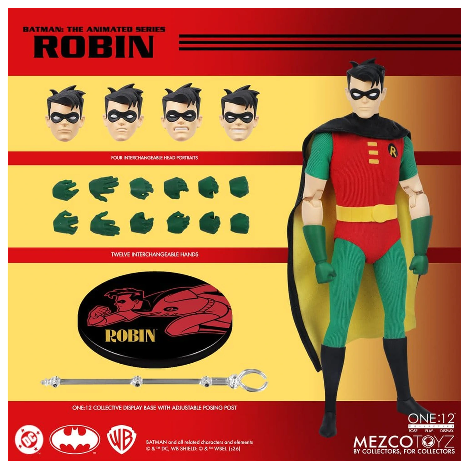 Batman: The Animated Series One:12 Collective Figurina de actiune 1/12 Robin 17 cm poza produsului