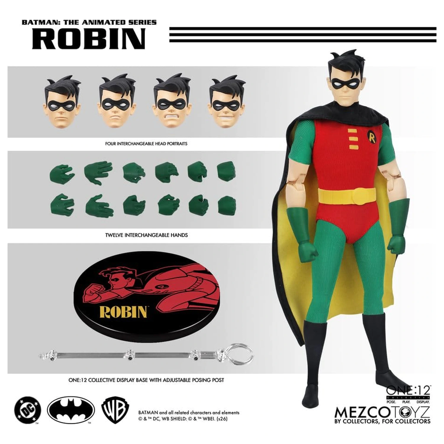 Batman: The Animated Series One:12 Collective Figurina de actiune 1/12 Robin 17 cm poza produsului