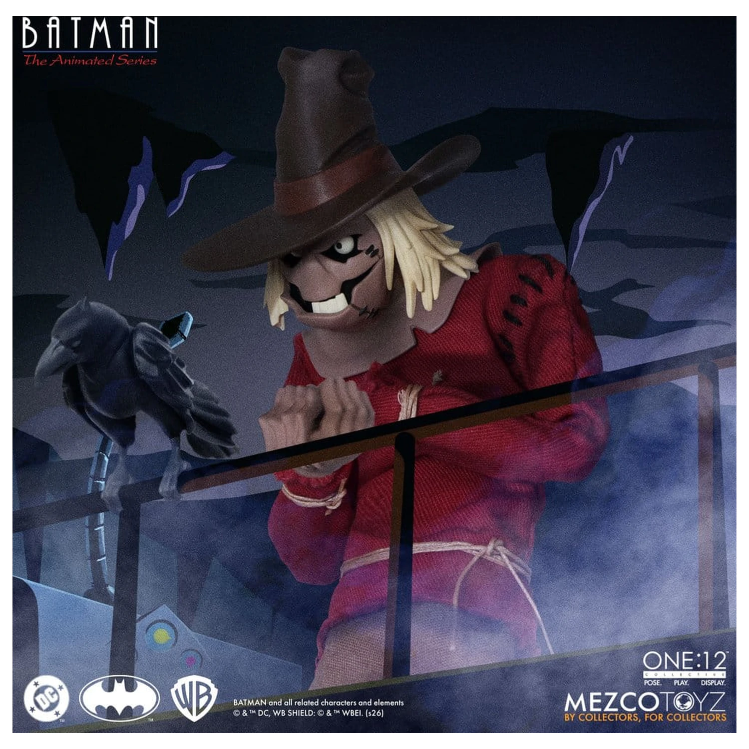 Batman: The Animated Series One:12 Collective Action Figure Scarecrow 17 cm poza produsului