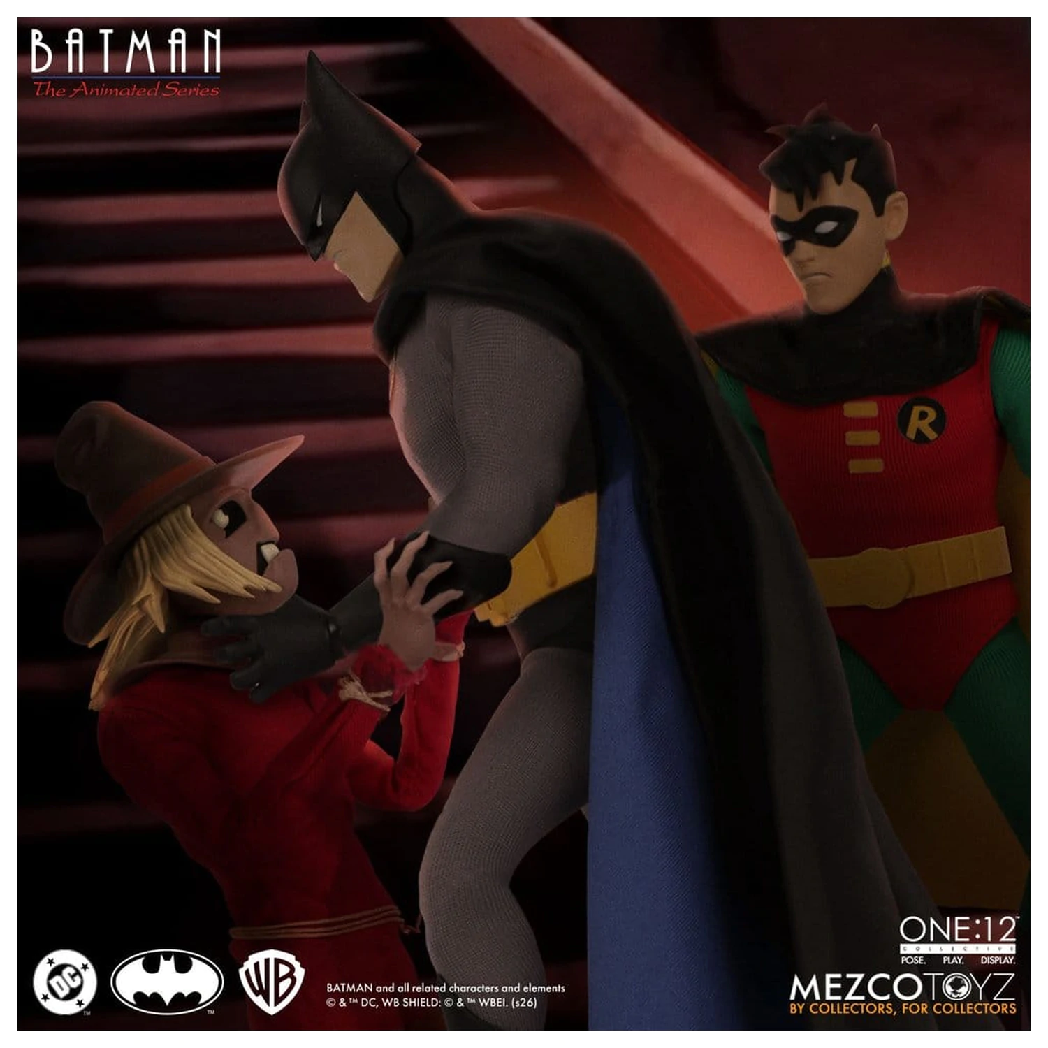 Batman: The Animated Series One:12 Collective Action Figure Scarecrow 17 cm poza produsului