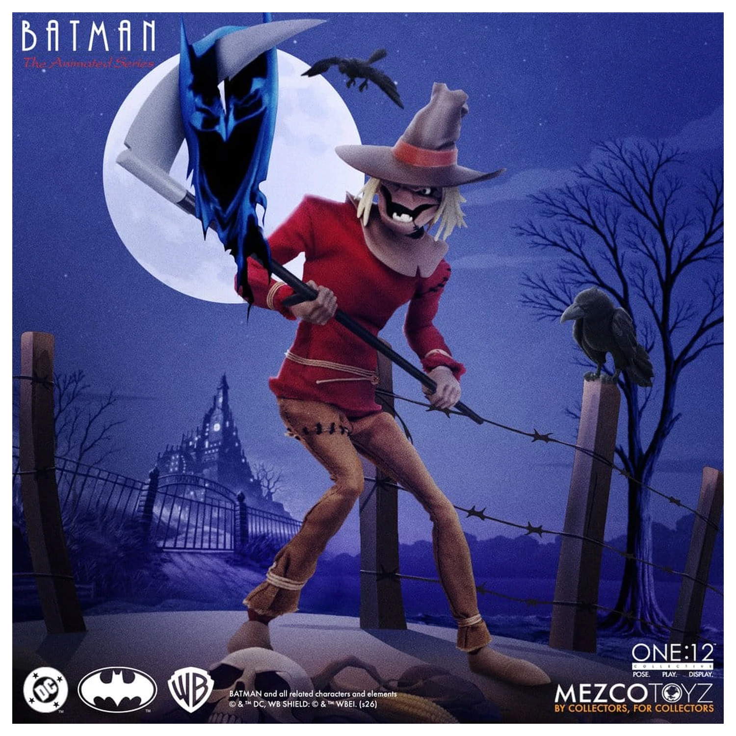 Batman: The Animated Series One:12 Collective Action Figure Scarecrow 17 cm poza produsului