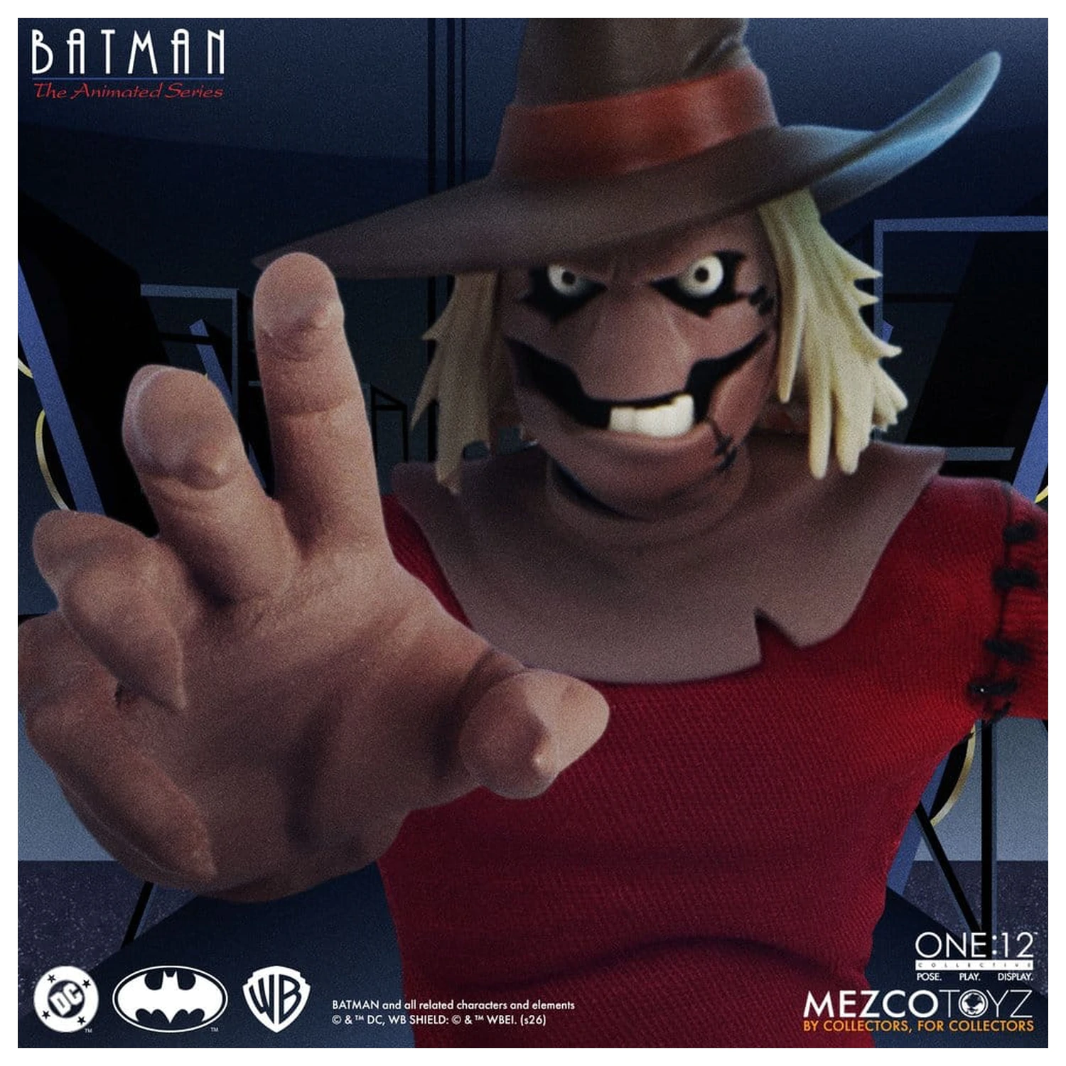 Batman: The Animated Series One:12 Collective Action Figure Scarecrow 17 cm poza produsului