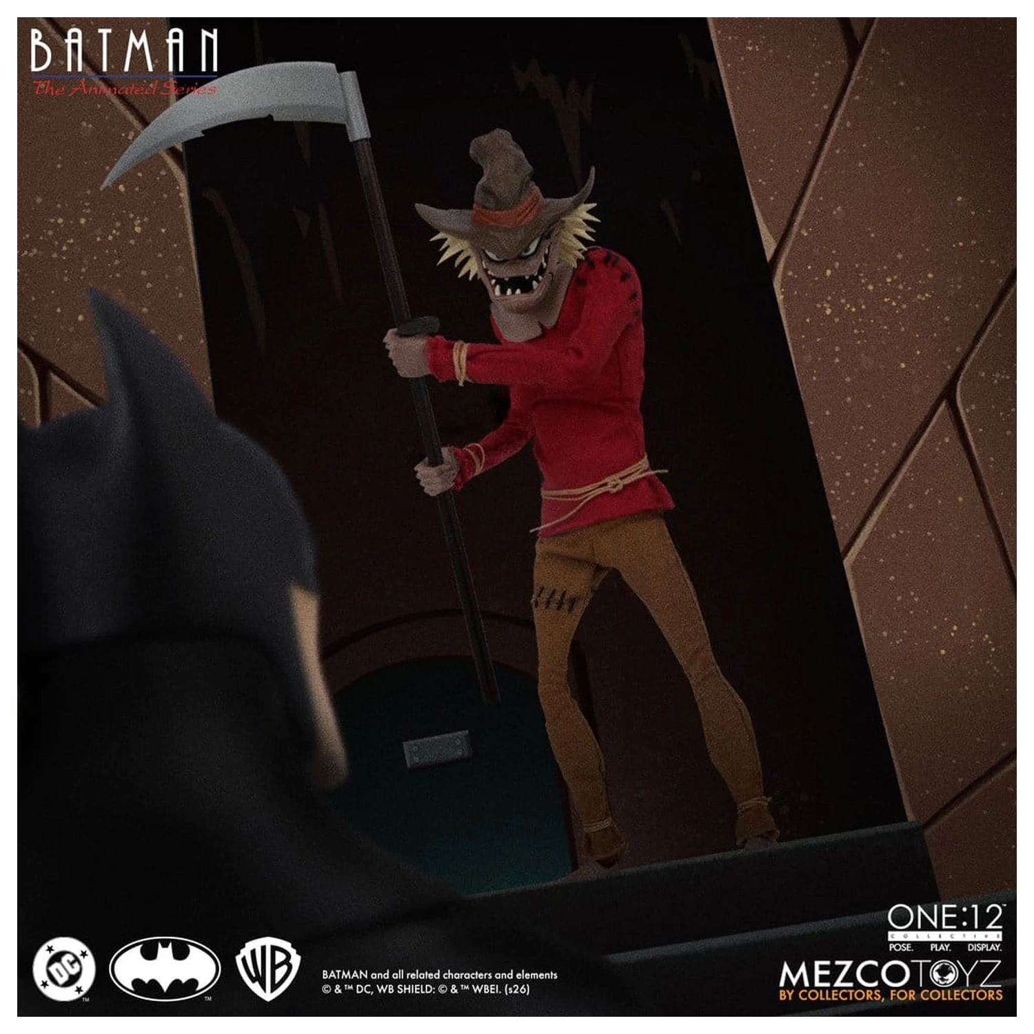 Batman: The Animated Series One:12 Collective Action Figure Scarecrow 17 cm poza produsului