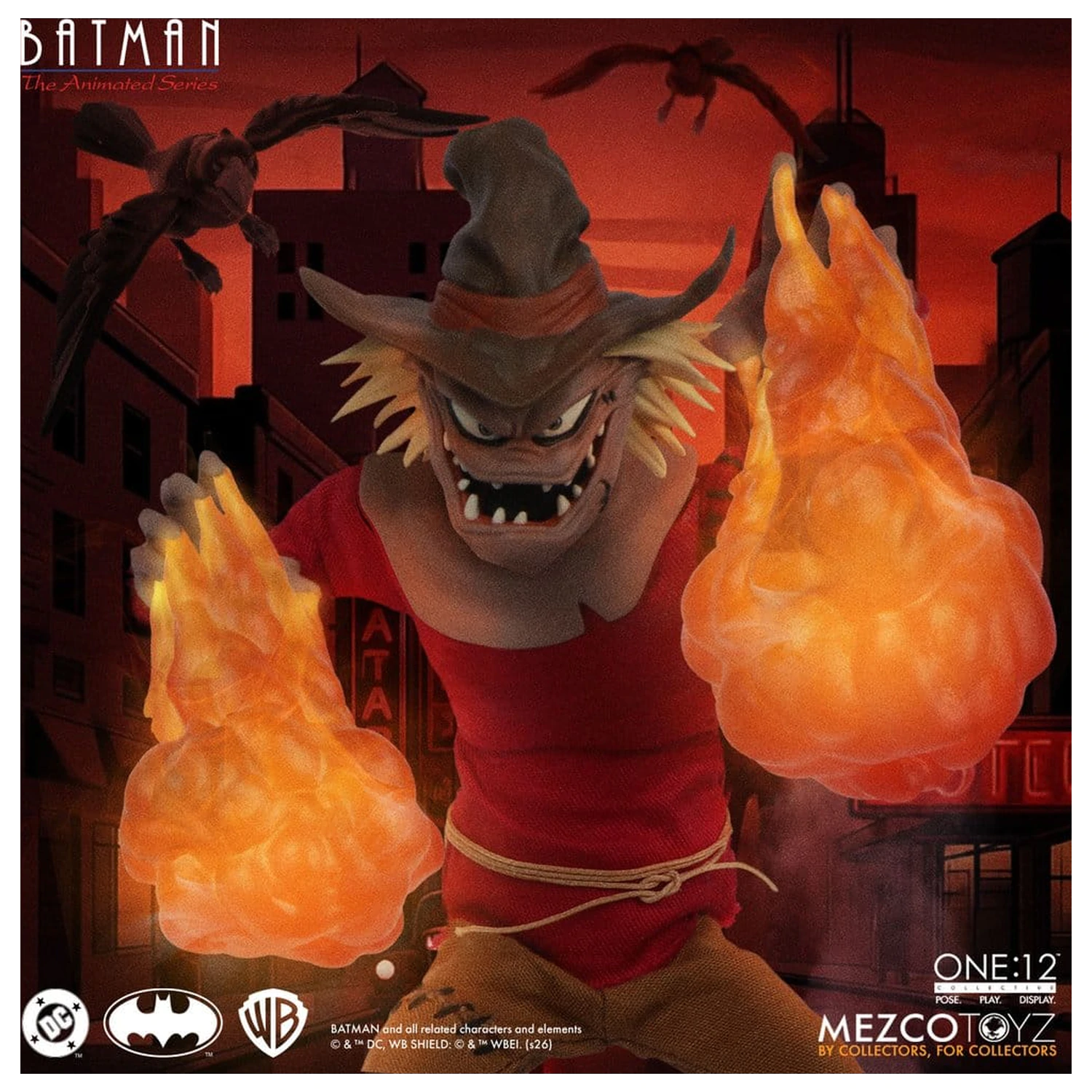Batman: The Animated Series One:12 Collective Action Figure Scarecrow 17 cm poza produsului