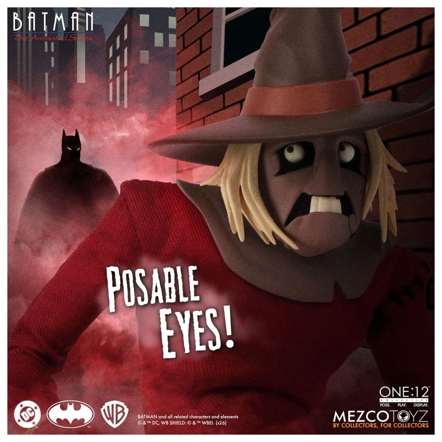 Batman: The Animated Series One:12 Collective Action Figure Scarecrow 17 cm poza produsului