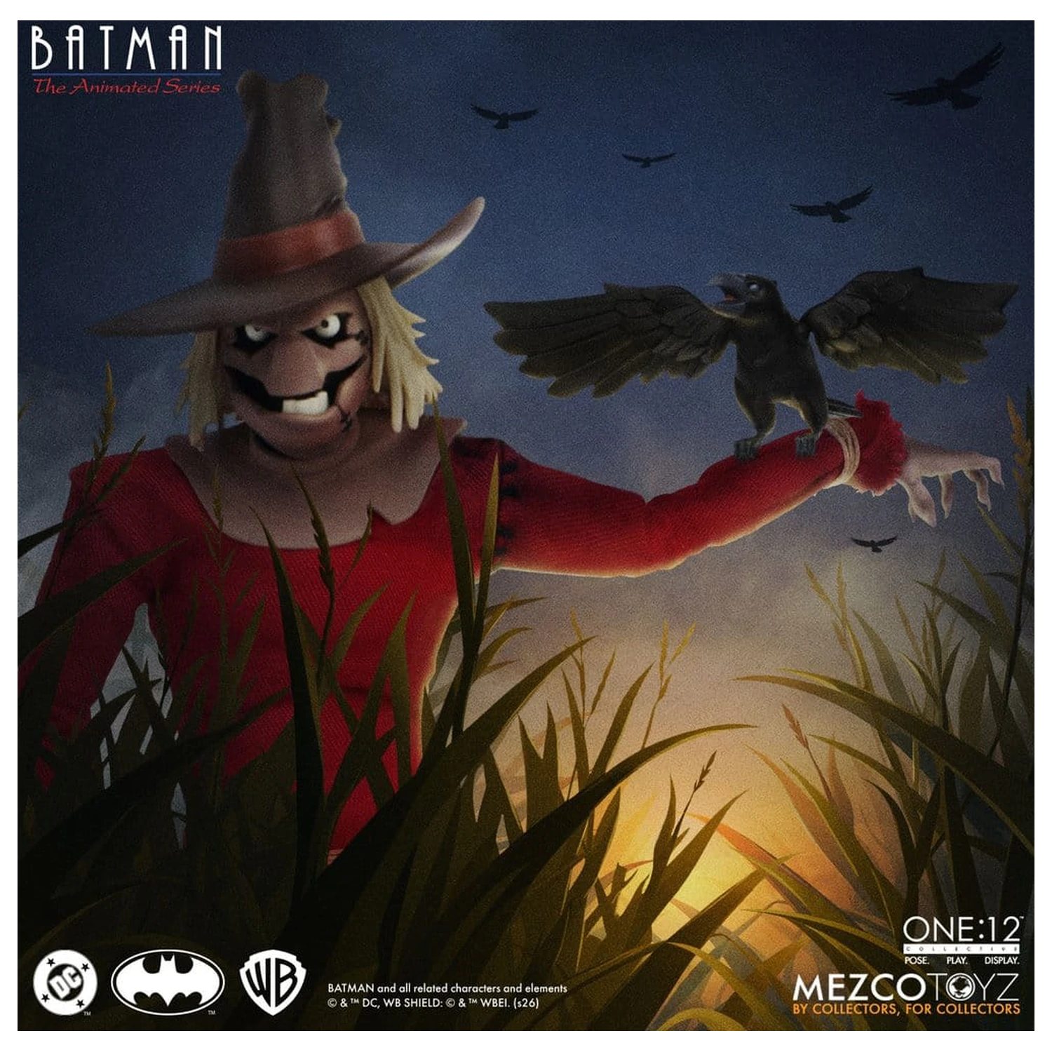 Batman: The Animated Series One:12 Collective Action Figure Scarecrow 17 cm poza produsului