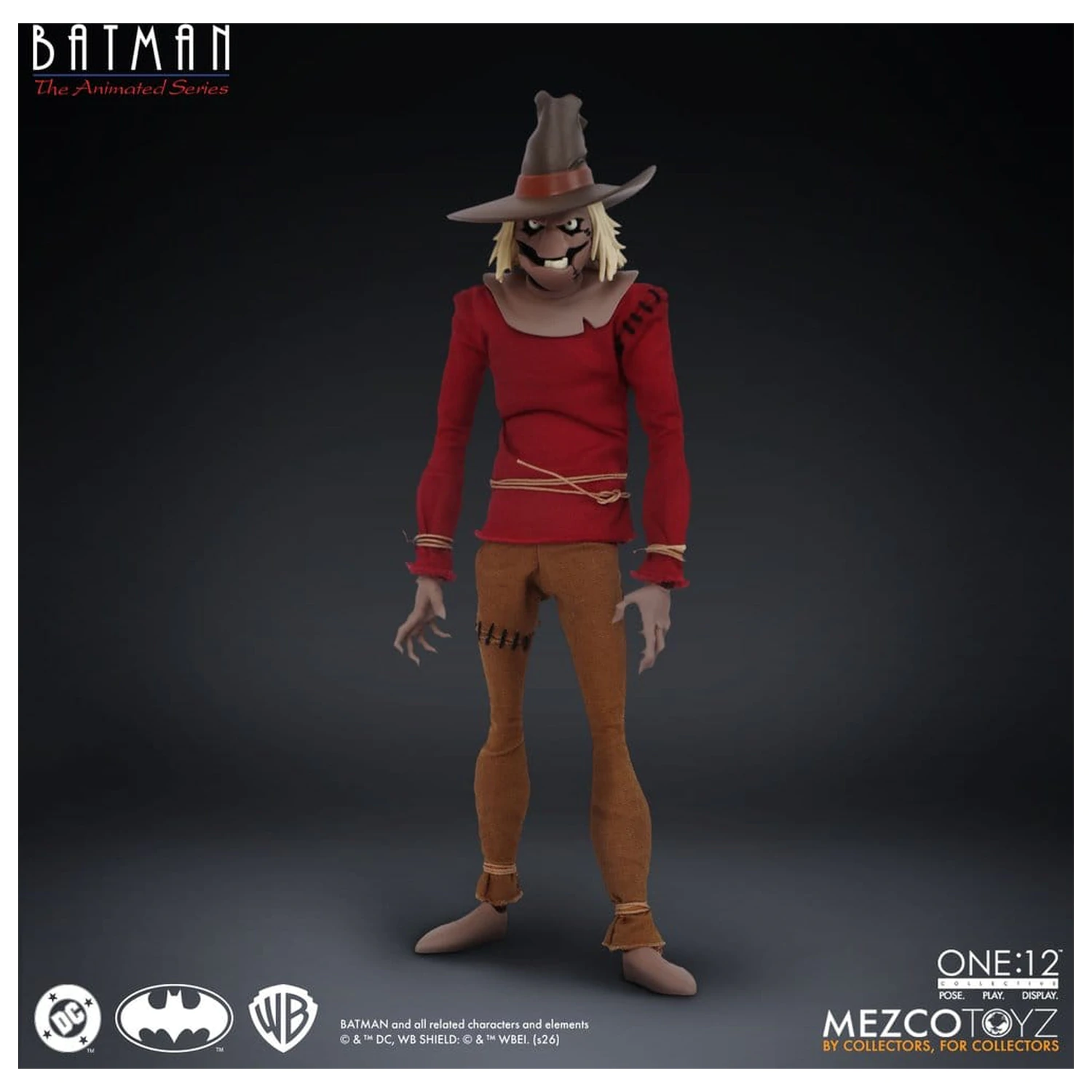 Batman: The Animated Series One:12 Collective Action Figure Scarecrow 17 cm poza produsului