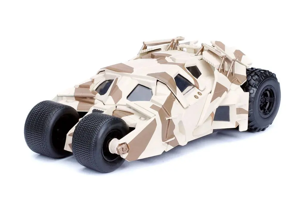 Batman The Dark Knight Model Diecast 1/24 2008 Batmobile Camuflaj cu figurină poza produsului