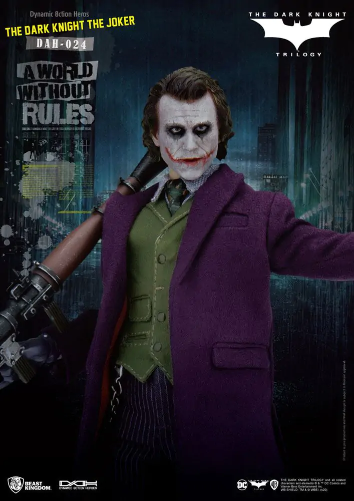 Batman The Dark Knight Dynamic 8ction Heroes Figurina de acțiune 1/9 The Joker 21 cm poza produsului