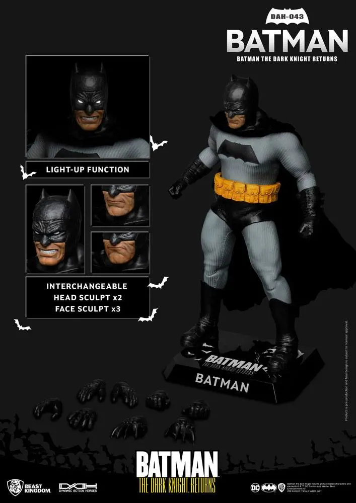 Batman The Dark Knight Return Dynamic 8ction Heroes Figurina de Acțiune 1/9 Batman 21 cm poza produsului