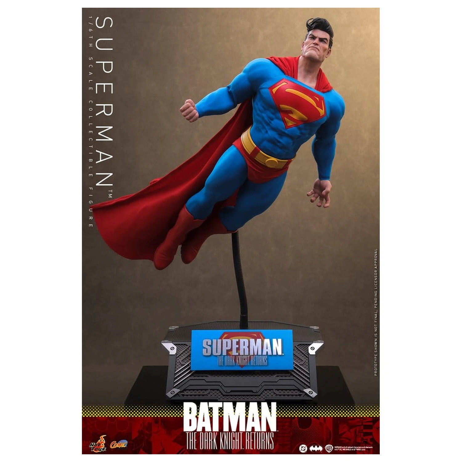 Batman: The Dark Knight Returns Comic Masterpiece figurina de actiune 1/6 Superman 34 cm poza produsului
