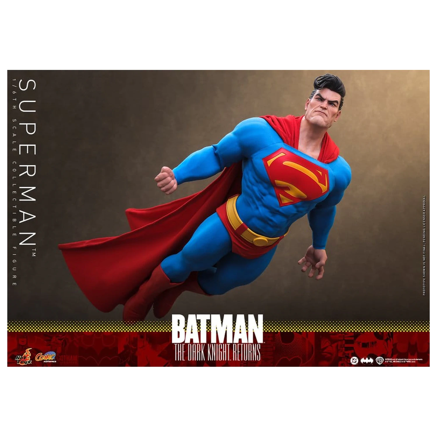 Batman: The Dark Knight Returns Comic Masterpiece figurina de actiune 1/6 Superman 34 cm poza produsului