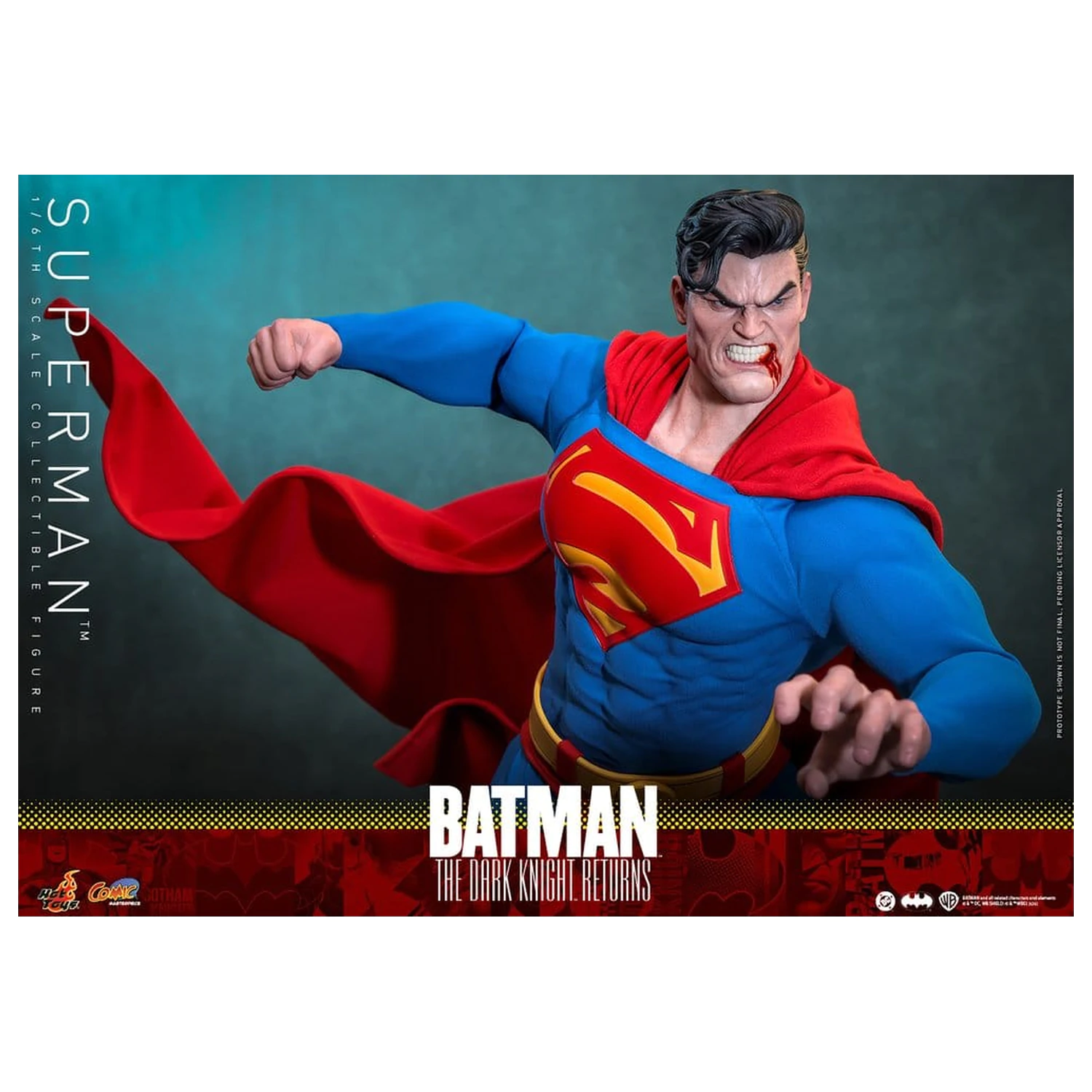 Batman: The Dark Knight Returns Comic Masterpiece figurina de actiune 1/6 Superman 34 cm poza produsului