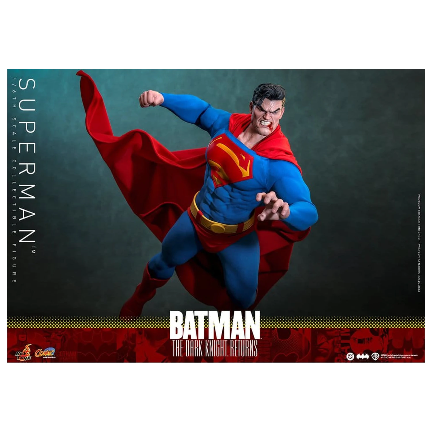 Batman: The Dark Knight Returns Comic Masterpiece figurina de actiune 1/6 Superman 34 cm poza produsului