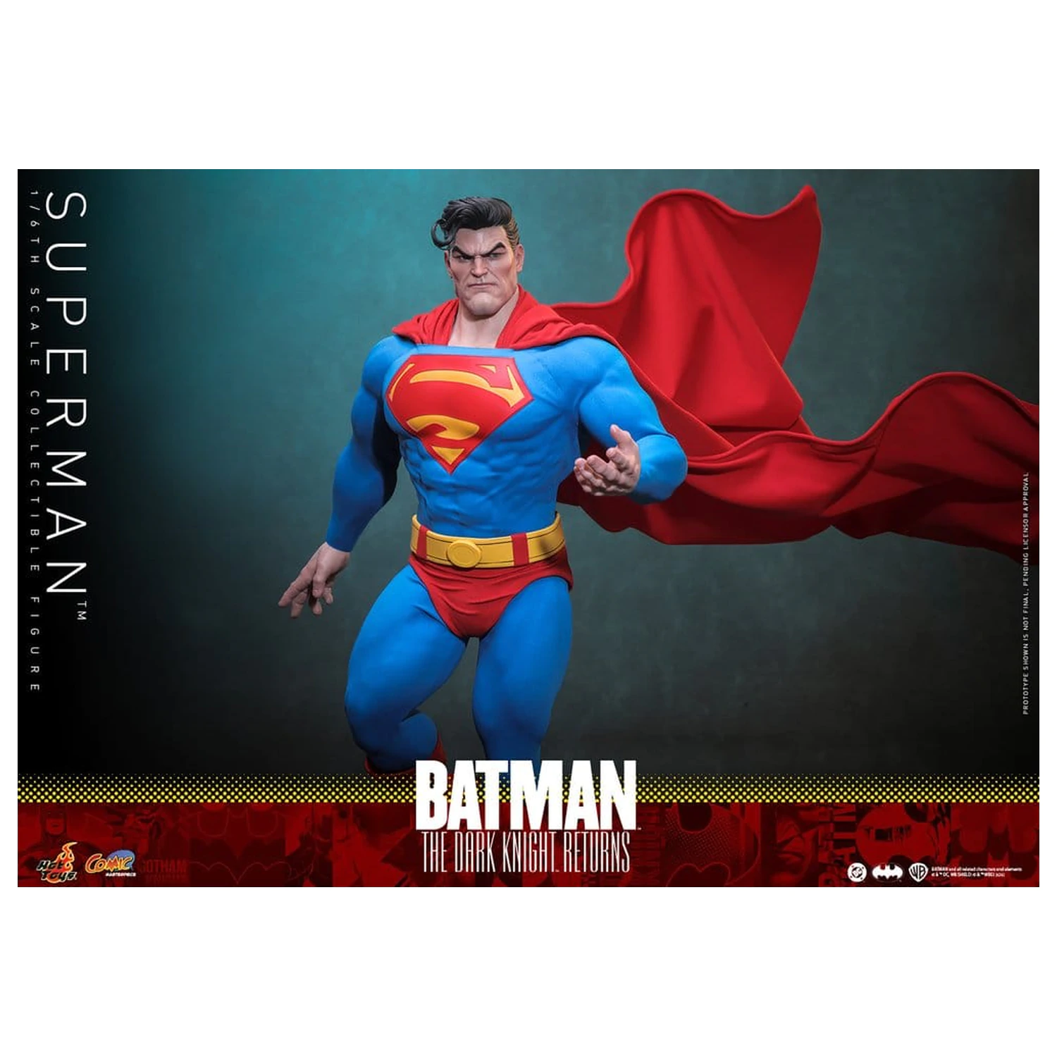 Batman: The Dark Knight Returns Comic Masterpiece figurina de actiune 1/6 Superman 34 cm poza produsului